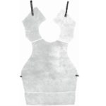 Kožená svářečská zástěra MEREN 367000 šedá, delší - foto 1