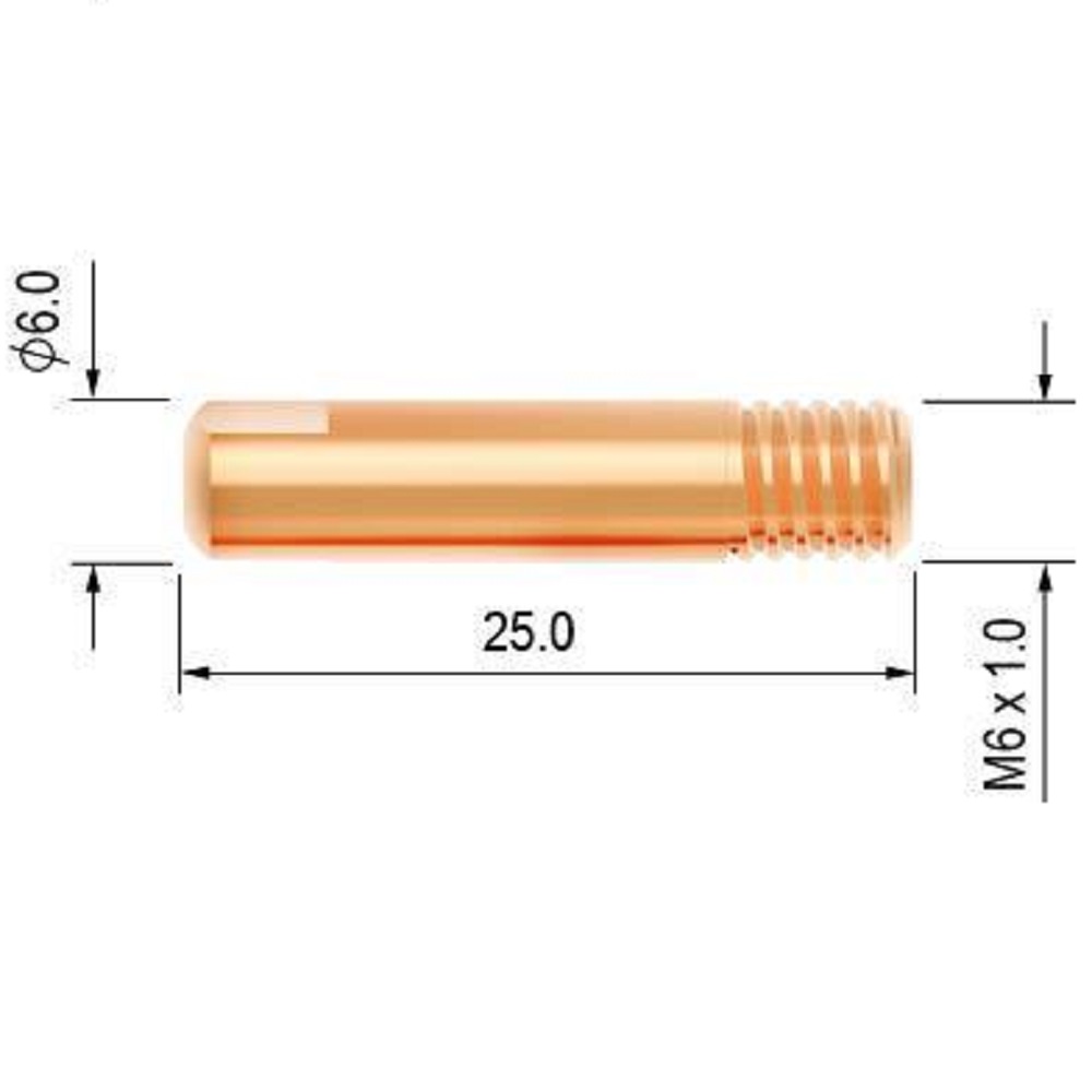 Průvlak 0.8 M6/6/25 MB PARKER