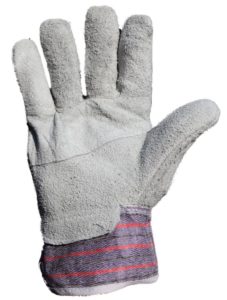 GRAY kombinované pracovní rukavice ze štípené hověziny - foto 2