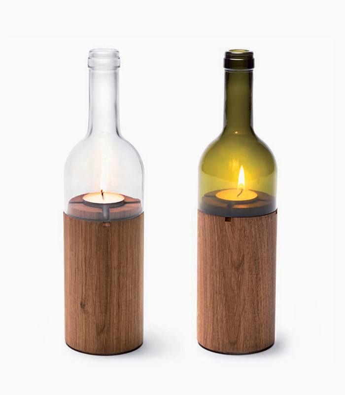 Wine bottle lantern - Obrázek 2