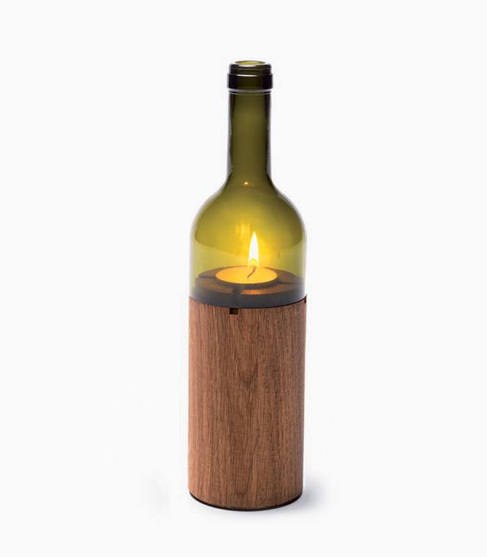 Wine bottle lantern - Obrázek 3