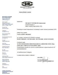 Ohnivzdorná antistatická polokošile GINKO - Obrázek 3